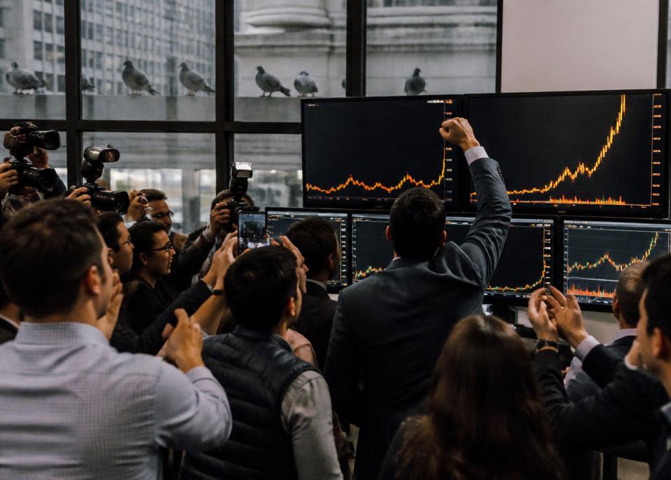 Archival interpretation of Bitcoin — $20,000, with pigeons observing the financial event
